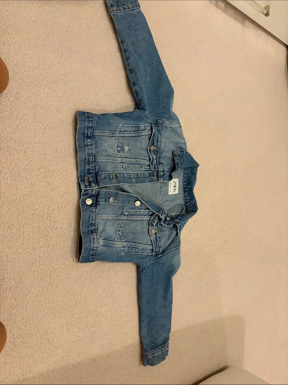 ZARA Light Blue Kids Denim Jacket